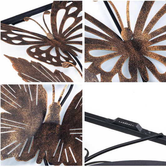 Butterflies Metal Wall Decor